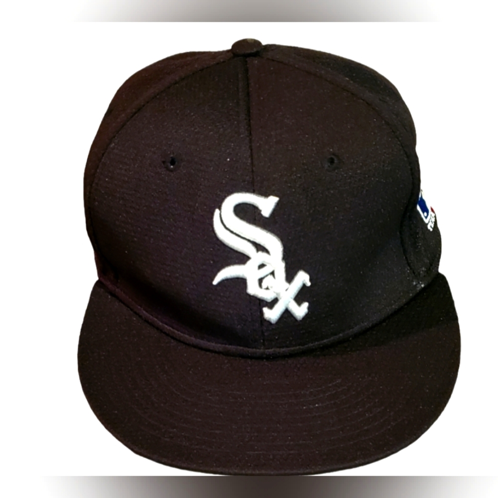 Youth Chicago White Sox OC Sports Adjustable‎ Hat Cap MLB Baseball Black White